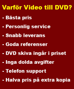 Varför Video till DVD